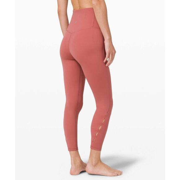 Lululemon Unlimit High-Rise Tight 25" Keyhole Brier Rose - Picture 1 of 10